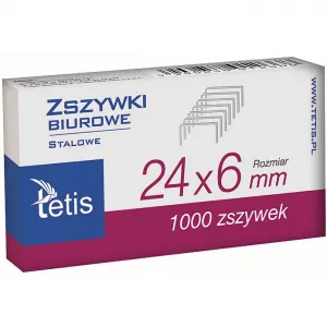 Heftklammern 24/6 Tetis 1000 Stück (GZ101-A)