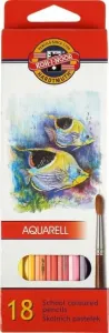 Koh-I-Noor Aquarellstifte 3717 18 Farben.