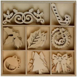 Titanum Craft-Fun Series Weihnachtsschmuck aus Holz (AQE19118-13)