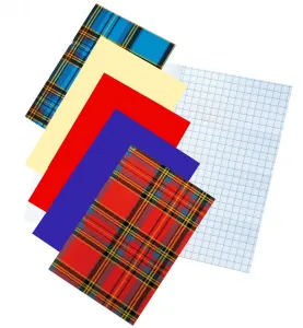 Warta Notizbuch A6 40k. check 100mm x 145mm (120-041)