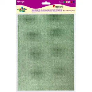 Titanum Craft-Fun Series selbstklebendes metallisiertes Papier Glamour - Mix Farben 200mm x 300mm (ZT001)