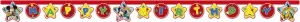 Godan Banner Band verspielt mickey alles Gute zum Geburtstag rot 2,5m (81514)