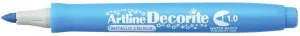 Artline permanent marker metallic decorite, blau 1,0mm Pinselspitze (AR-033 1 8)