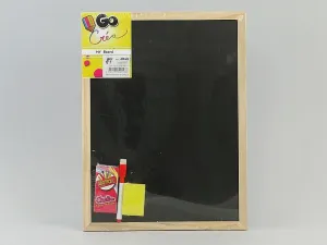 Adar doppelseitige Kreidetafel, 40x30 cm - schwarz (421578)