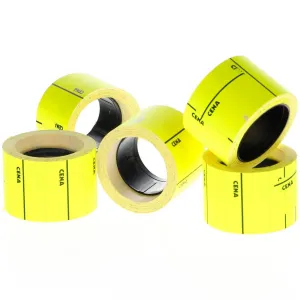 Poligraf Preisauszeichnung Typ C - gelb 28mm x 40mm