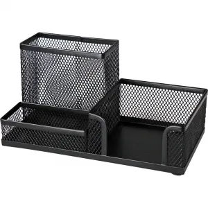 Titanum Metall-Schreibtischhalter 20x9,7x10 cm schwarz (M-851B)
