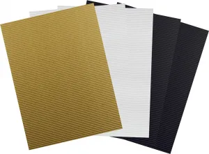 Wellpappe Titanum Craft-Fun Serie A4 3 Farben