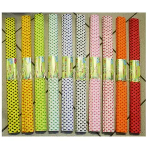 Titanum zerknittertes Seidenpapier Dots Mix 500mm x 2000mm