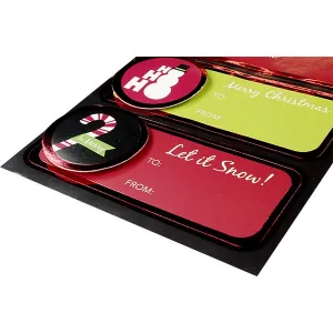 Titanum Craft-Fun Series 3D Weihnachten selbstklebendes Etikett 90mm x 38mm (182206)