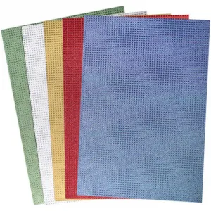 Titanum Craft-Fun Series selbstklebendes metallisiertes Papier Glamour - Mix Farben 200mm x 300mm (ZT001)