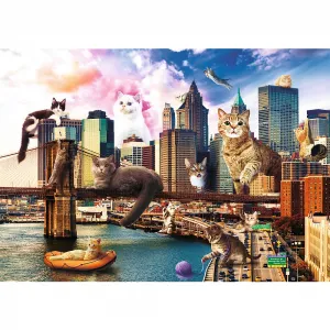 Puzzle Trefl Katzen in New York 1000 el. (10595)