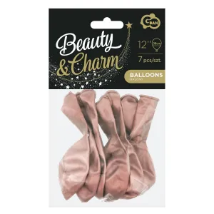 Godan Platin rosa gold metallic 12 Zoll Gummiballon (CB-7LRZ)