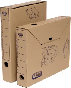 Elba Tric 10 A4 Ablagebox - braun 265mm x 550mm x 340mm (100552622)