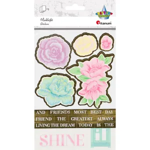 Sticker (Aufkleber) Titanum Craft-Fun Series Satz von 3 Platten (11172-2)