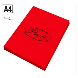 Protos A4 Farbpapier - rot 80g