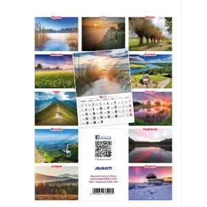 Avanti Landscapes Wandkalender 230mm x 305mm (5901769620001)