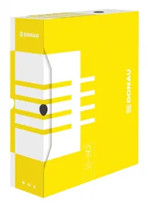 Donau A4 Ablagebox - gelb 100mm x 340mm x 297mm (7661301FSC-11)