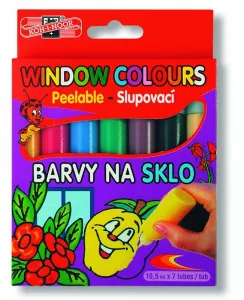 Glasmalereifarben Koh-I-Noor 5 Farben + 2 Konturen (9738)