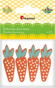 Titanum Craft-Fun Serie Holzornamente Karotten (5017)