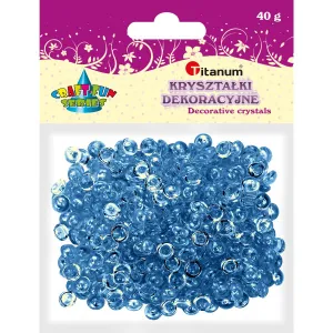 Titanum Craft-Fun Series Kunststoff-Kreativperlen dunkelblau (40g)
