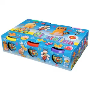 Ciastolina Flamingo 6 Farben 420g (3632)