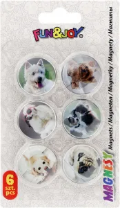 Fun&Joy DOG runder Magnet - Mix ø 30mm
