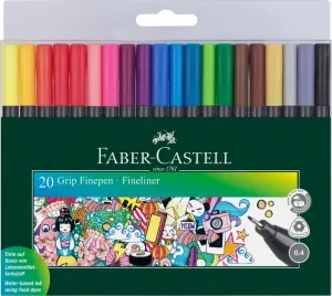 Faber-Castell Grip Thinner Pens 20 Farben (FC151620)