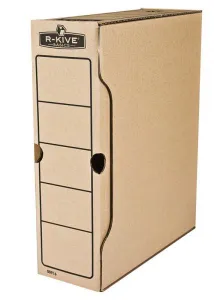 Archivbox A4 - braun 80mm x 260mm x 325mm (91402)