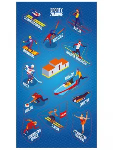 Aufkleber (Aufkleber) Ranok Creative Wintersport