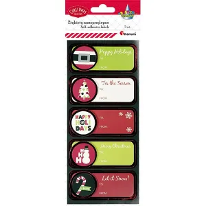 Titanum Craft-Fun Series 3D Weihnachten selbstklebendes Etikett 90mm x 38mm (182206)