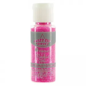 Titanum Craft-Fun Series Rainbow Glitter Farbe: pink 1 Farbe. (C66)