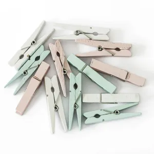 Holzornament Galerie Papierschnallen 47 mm mix pastell (253010)