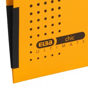 Elba Chic Ultimate Hängemappe mit Stoffseiten A4 gelb 230g
