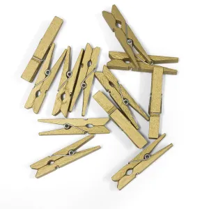 Holzornament Paper Gallery Schnallen gold 47mm (253037)