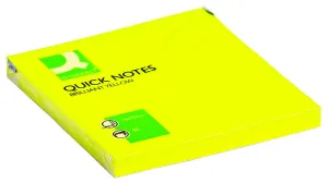 Q-Connect Haftnotizen gelb 80k 76mm x 76mm (KF10514)