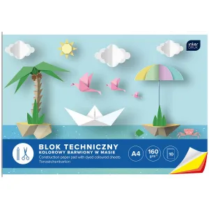 Interdruk technischer Block A4 weiß 160g 10k (BLTK)