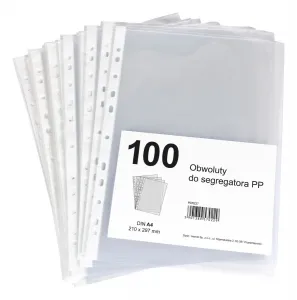 Herlitz Teca Erbsenmappen A4 Farbe: klar Typ U 45 mic. (9570227)