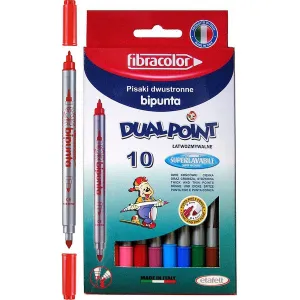 Fibracolor doppelseitiger Marker 10 Farben