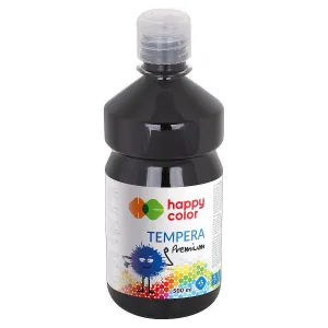 Happy Color Temperafarbe: schwarz 500ml 1 Farbe. (3310)