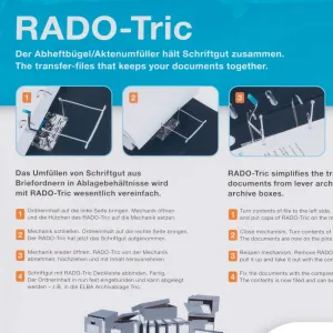 Rado Tric Archivclip weiß 50 Stk.