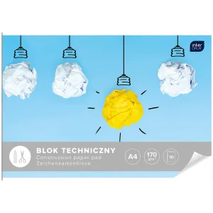 Interdruk technischer Block A4 weiß 170g 10k (BLT)