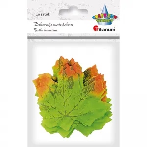 Titanum Craft-Fun Series Stoff Ornament Ahornblätter (FY-001(G))