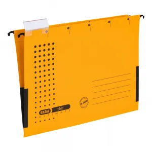 Elba Chic Ultimate Hängemappe mit Stoffseiten A4 gelb 230g