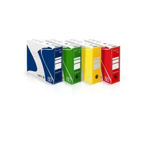 VauPe 80 A4 Ablagebox - rot 330mm x 80mm x 290mm (434/01)