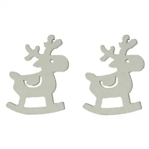 Titanum Craft-Fun Series Rentier Ornament aus Holz (MTCR-WDC798)