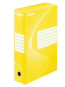Archivbox Esselte Standard A4 - gelb 245mm x 80mm x 345mm (128413)