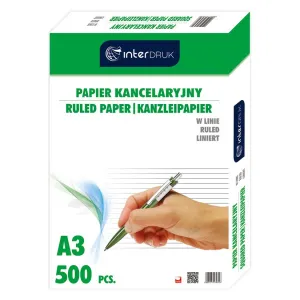 Interdruk Büropapier A3 Linie 297mm x 420mm (PAKAL)