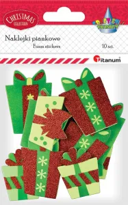 Sticker (Aufkleber) Titanum Craft-Fun Serie Schaumstoff Weihnachtsgeschenke (4810)