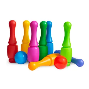 Tupiko mittelgroßes Bowlingspiel in einem Korb (9274)