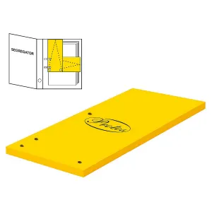 Protos 1/3 A4 gelb 160g 50k Blankoblock